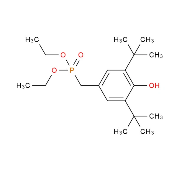 976-56-7 díetýl 3,5-dí-tert-bútýl-4-hýdroxýbensýl fosfat andoxunarefni 1222 C19H33O4P